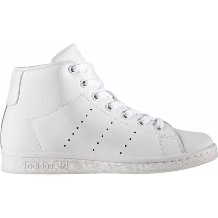 stan smith montante blanche