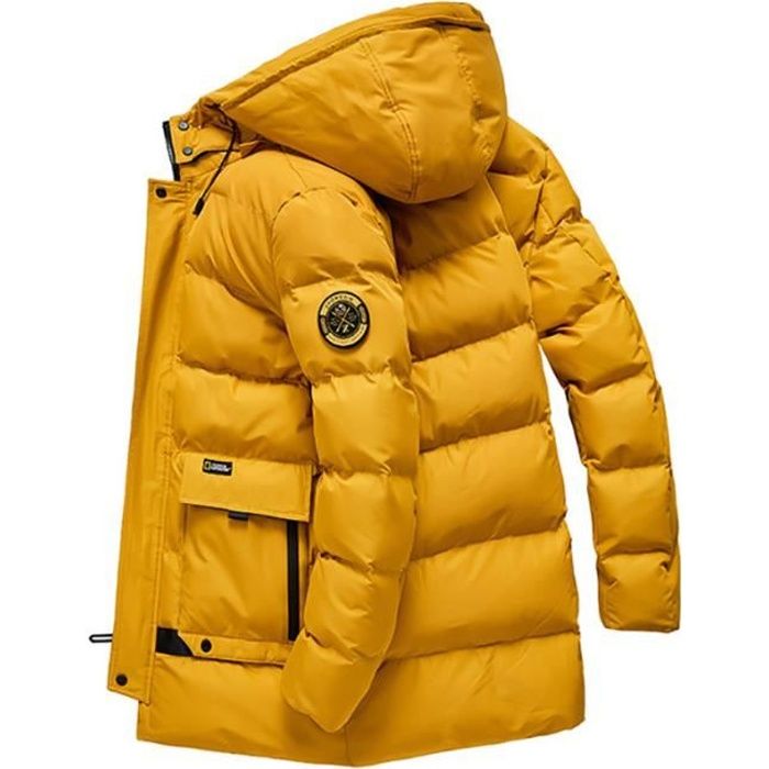 Doudoune bande jaune online