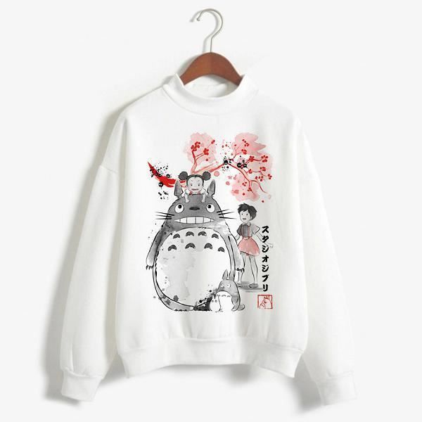 Sweat à Capuche Kawaii Manches Courtes Femme Motif Chiot - Pull Coton Décontracté