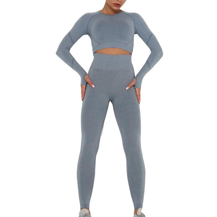 D'Entraînement pour Femmes 2 Pièces Leggings De Yoga sans Couture Ensemble  De Vêtements De Sport Survêtements, Pas Transparents mix - Cdiscount Sport