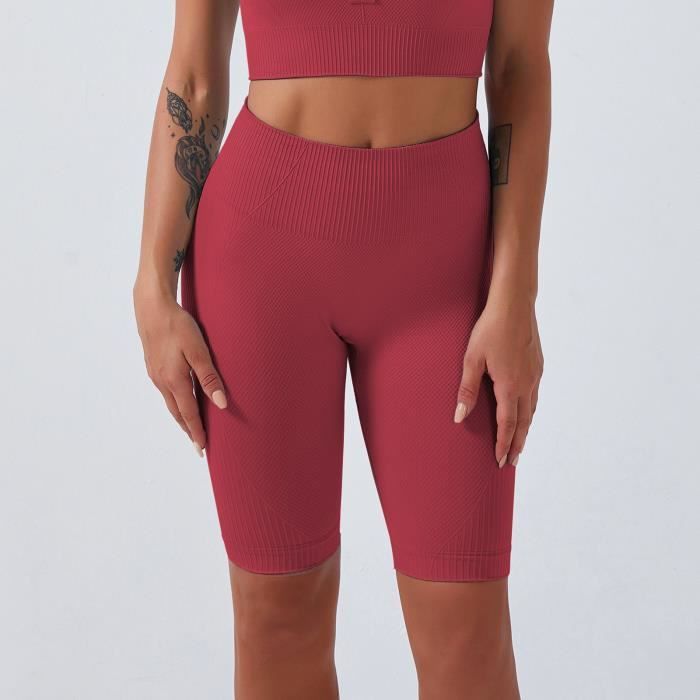 Short De Bain Taille Haute Femme VUTRU - Séchage Rapide - Pour Yoga, Natation, Sport - Matière Stretch