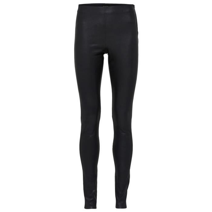 Pantalon En Cuir Noir BEAUTY De Purple Brand - Taille 36 - Neuf Avec étiquettes