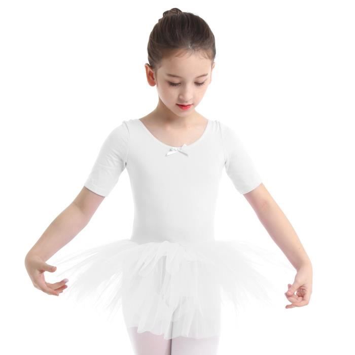 Iixpin Enfant Fille Tutu Danse Classique Ballet Justaucorps sans Manches  Leotard Gymnastique 4-12 Ans Bleu - Cdiscount Sport