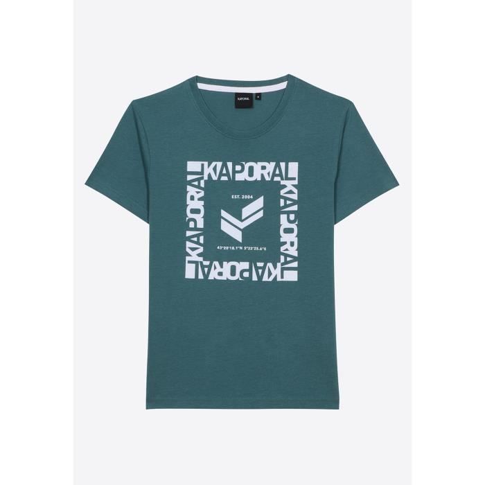 T-shirt Garçon PEP&CO Bleu 11-12 Ans - Imprimé Crâne, Coton, Manches Courtes