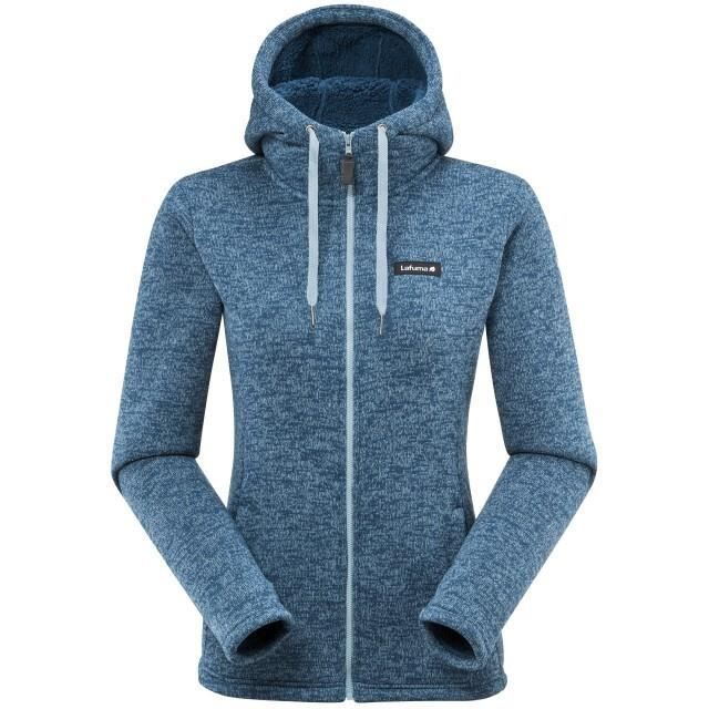 Veste polaire femme Lafuma Cali couleur ink blue taille L matiere recyclee Ink blue Cdiscount Sport