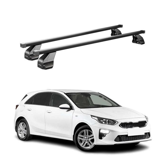 Barres Transversales Menabo pour Kia Ceed 2018-2024 Noir