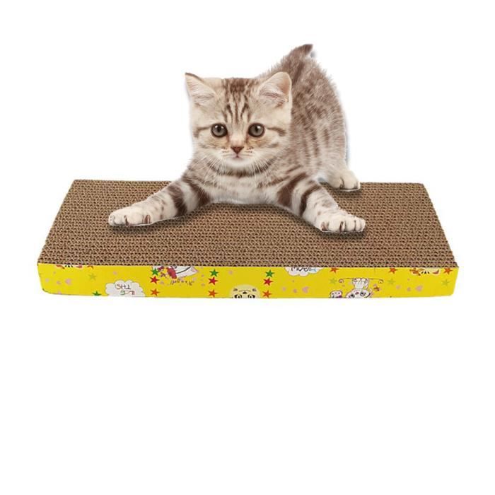Carton A Gratter Pour Chat Griffoirs Pour Chats Chat Planche Carton Ondule Jouets A L Herbe A Chat Avec Boite Cdiscount Animalerie