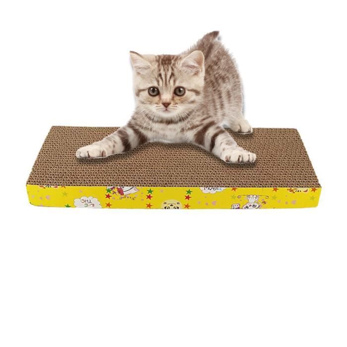 Carton à Gratter pour Chat, Griffoirs pour Chats, Chat Planche Carton  Ondulé Jouets à l'herbe à Chat avec Boîte - Cdiscount Animalerie