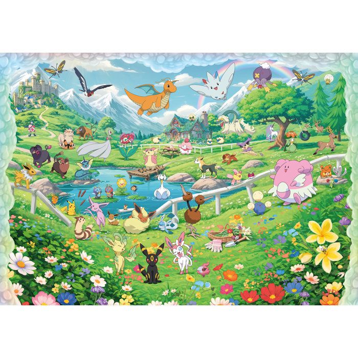 Ravensburger - Puzzle Adulte 40000 pièces - Pokémon - Dès 14 ans - Puzzle de qualité supérieure fabriqué en Europe - 12001899