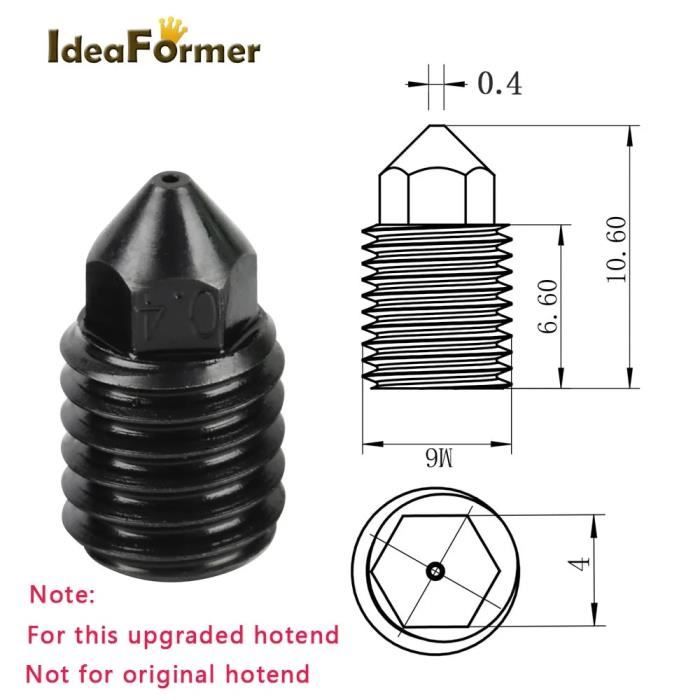 Lot De 2 Hotends Haut Débit H2D Pour Imprimante 3D Bambu Lab - Compatible A1, A1 Mini, H2D - Débit Jusqu'à 65 Mm³/s