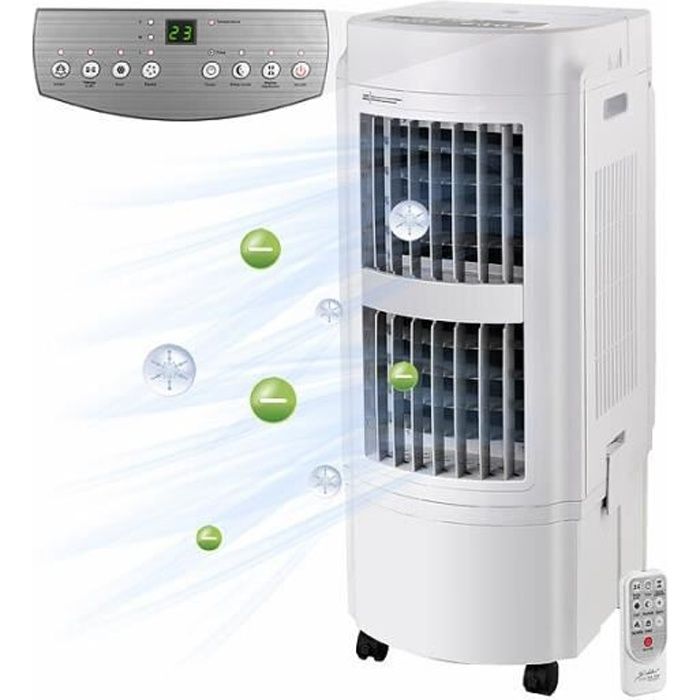 Rafraîchisseur dair - SICHLER HAUSHALTSGERATE - LW-540 - 20 litres - Ioniseur - Silencieux - Sichler Haushaltsgerate