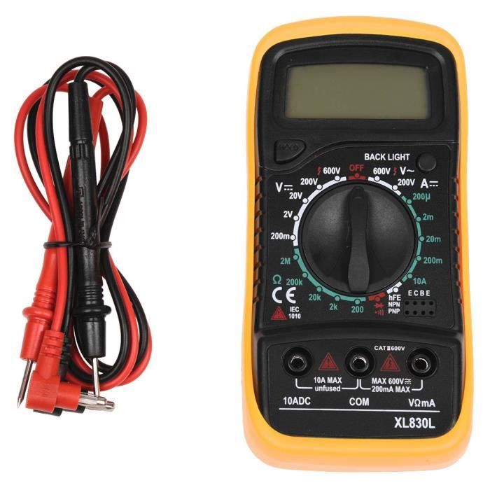 Generic Digital Multimètre Testeur Ampèremètre Voltmètre Ohm Tension AC/DC  Voltmètre à prix pas cher
