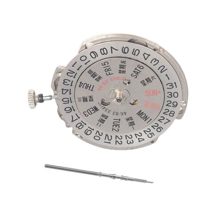 Mouvement Mécanique Automatique Pour Montres, 3 Aiguilles, Argenté – Remplacement Facile Pour Montres Mécaniques