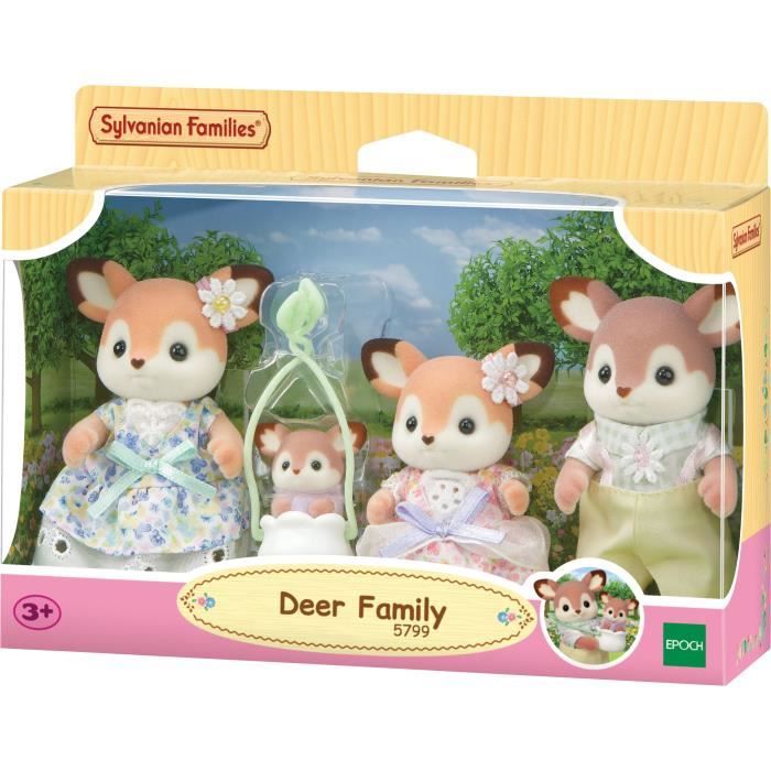 Personnage articulé Sylvanian Families La familia Biche animaux - vue 2