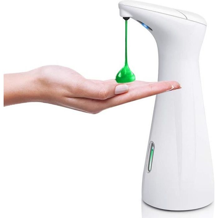 Distributeur De Savon Automatique Mural Rechargeable - 320 Ml, Détecteur Infrarouge, 5 Vitesses, étanche IPX5, Noir