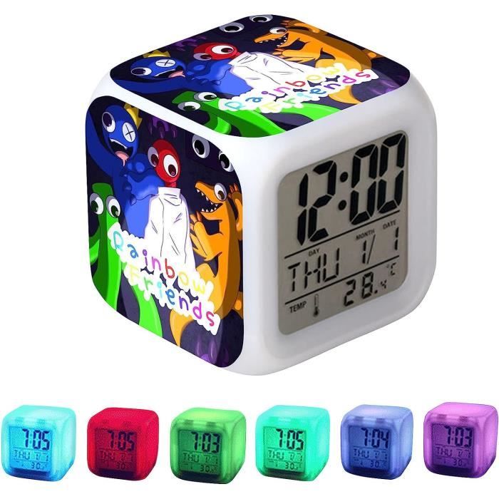 Réveil Numérique 3D Spiderman – Veilleuse LED – Date Et Alarme – Officiel – Pour Chambre D’enfant