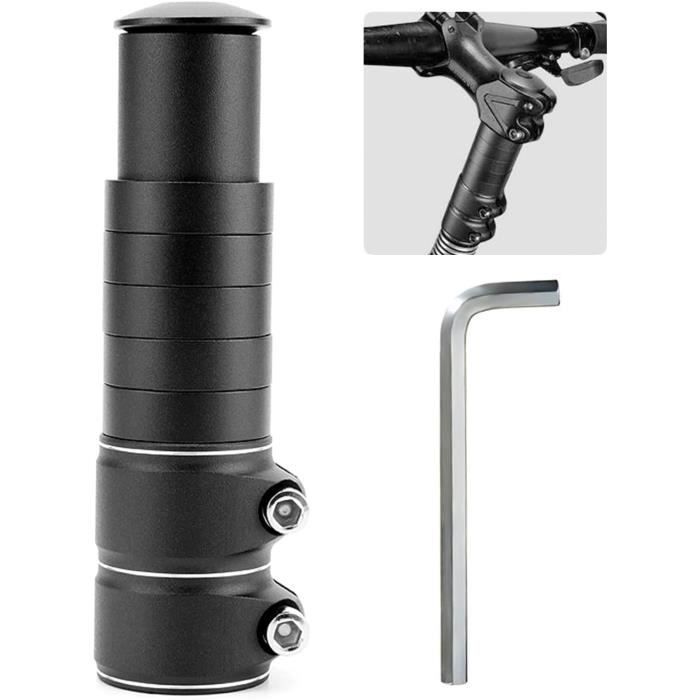 Potence De Guidon ALUMINIUM NOIRE CNC