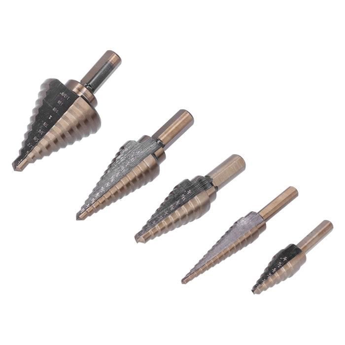 Ruko A101032T Coffret Forets Étages Étain | Perçage Tôle En 1 Opération