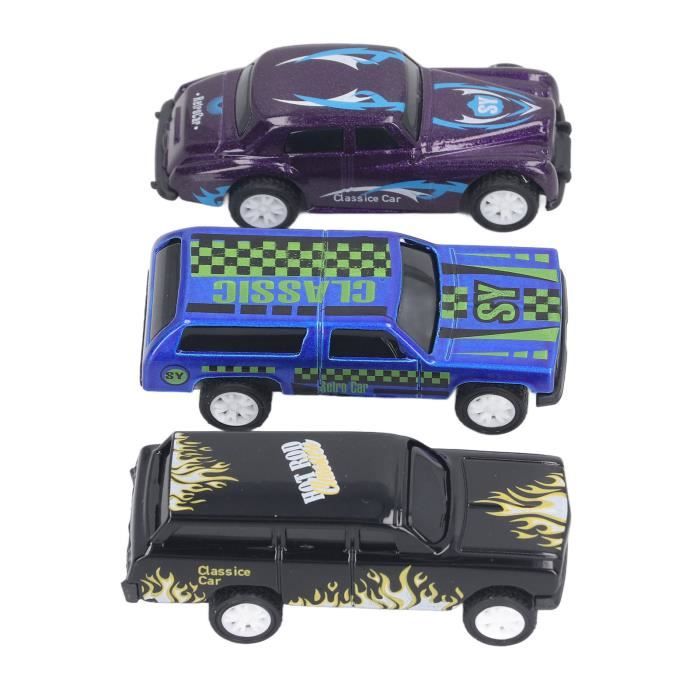 LONZIKP 12 Mini Voitures à Friction – Set Complet Voitures Miniatures Métal & Plastique, Cadeau Enfant 3 Ans+