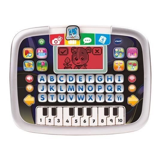 Tablette Petit Genius Magic Light avec piano integre version FR 12 activites jeux educatifs Enfant 2 5 ans Carte en bonus
