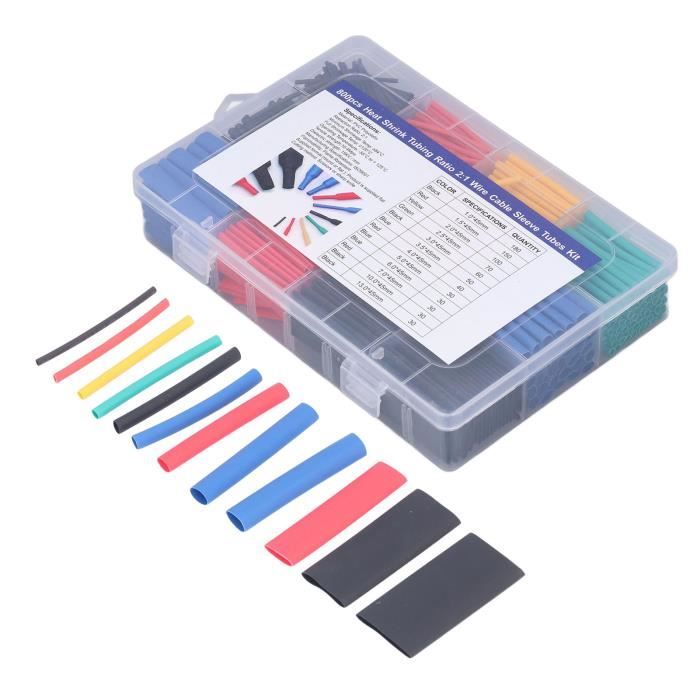 Assortiment de gaine thermo-rétractables x127
