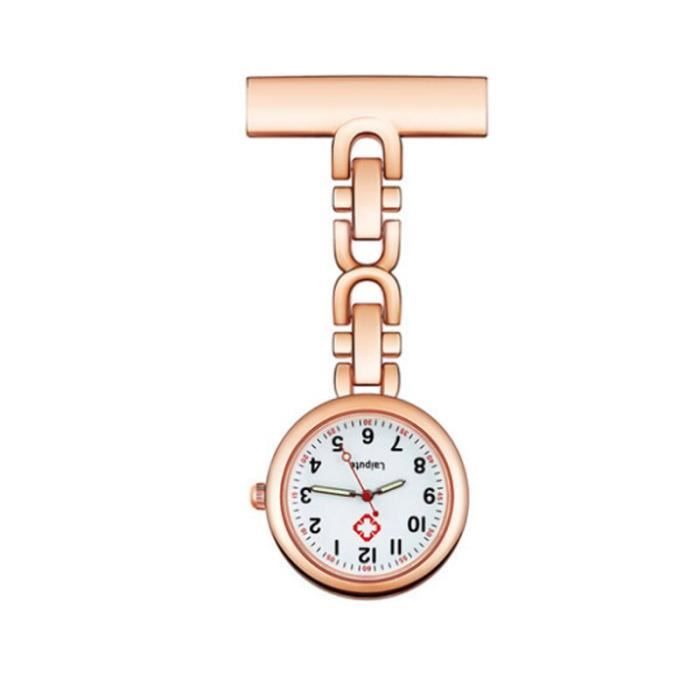 Montre D'infirmière Simple Classique Unisexe Pour Médecin, Ambulancier, Tunique, Broche à Revers, Montre Gousset à Quartz, Grande Marque De Chiffres Arabes, Style E, Classique