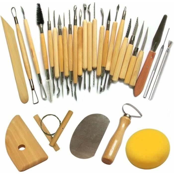 Outil De Ciseaux À Bois Kit, 14 Pièces Diy Outils De Sculpture Avec