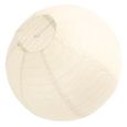 1 X Abat-Jour De Lanterne En Papier Japonais Chinois Pour Mariage De FÊTe,40cm(16 Pouces) Blanc CrÈMe-1