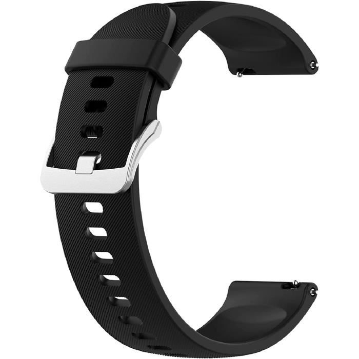 Mobigear Two Tone - Bracelet Xiaomi Mi Watch en Silicone Souple Fermeture  de la pince - Noir / Vert 11-8227009-43 