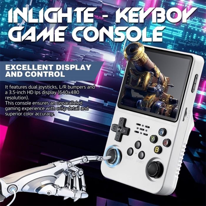 Console R36S PLUS Retrogaming | Ecran Large | +15 000 Jeux Console R36S PLUS Retrogaming | Ecran Large | +15 000 Jeux