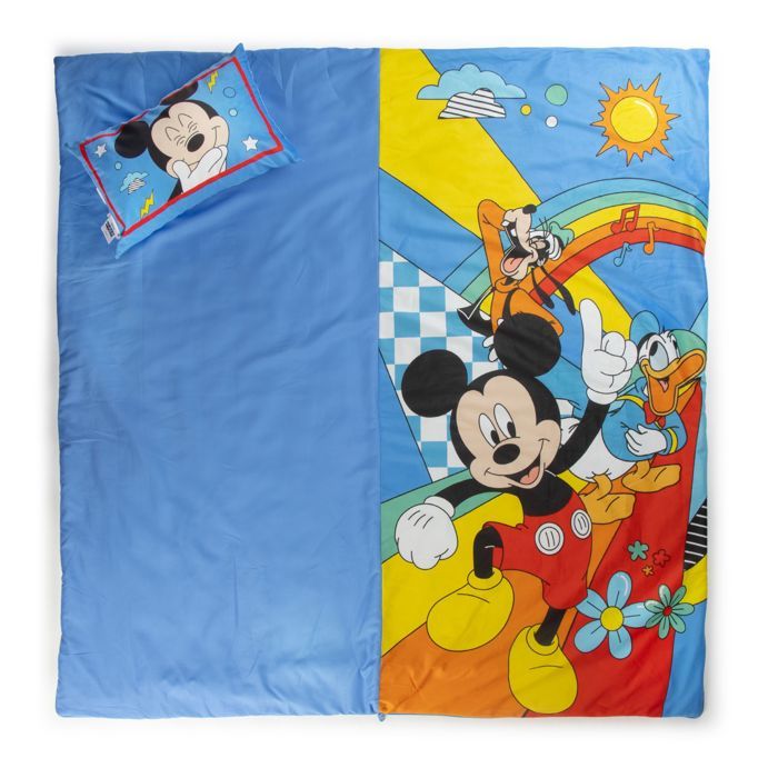 Jay Franco Sac De Couchage Star Wars – Droïdes, Oreiller Intégré, Tapis De Sieste 137 Cm – Enfant