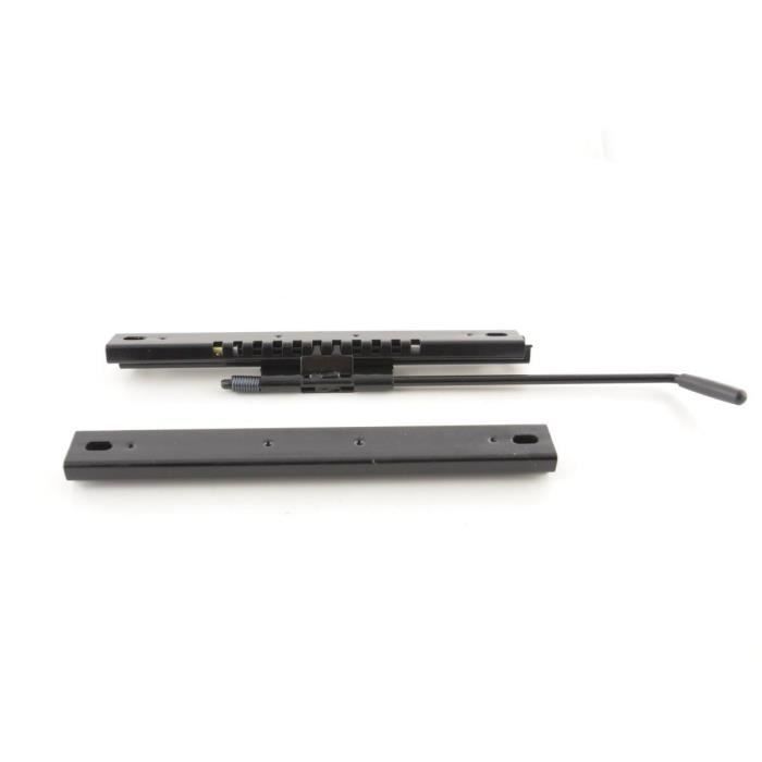 Glissières Universelles AUTO-STYLE Pour Siège Baquet - Réglage Latéral - Gris - 1 Set