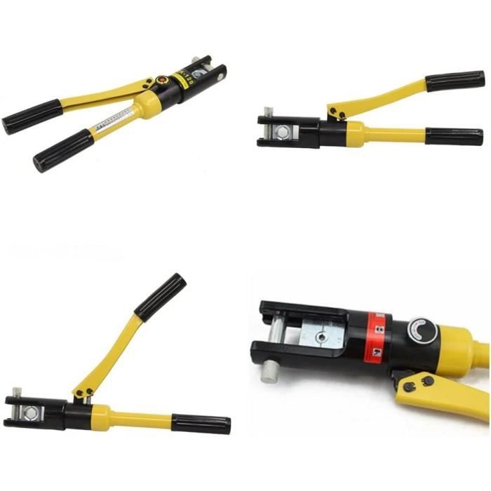 Lot 10 Cosses à Sertir 10 Mm² M10 - Cuivre Non Isolé - DIN 46234 - Pour Électrotechnique & Armaires
