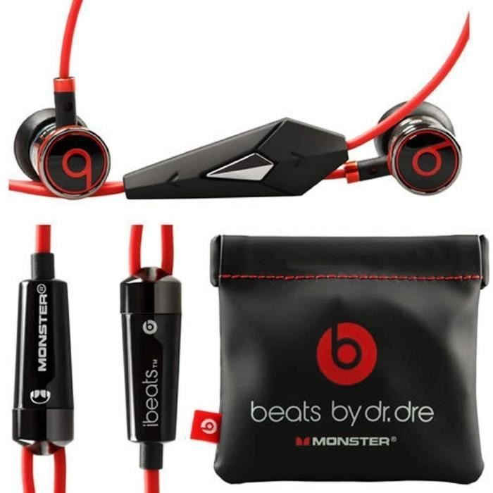 Monster Beats by Dr Dre iBeats 3.5mm casque filaire In Ear st r o