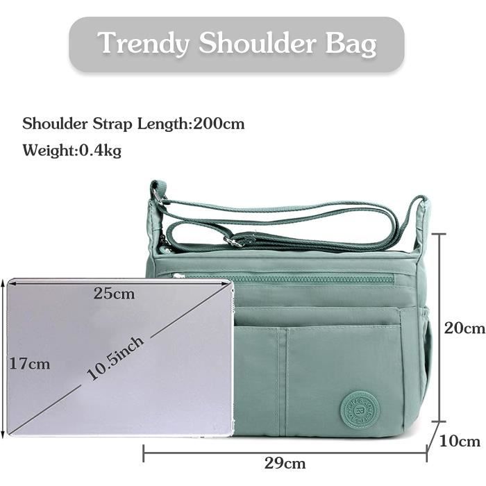 Sac à Bandoulière En Tissu Nylon Pour Femmes, Saison Scolaire