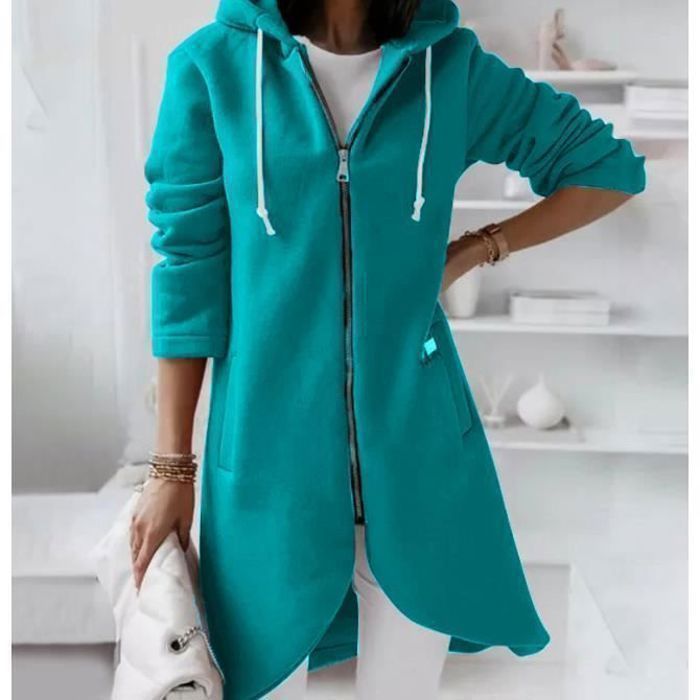 Caban vert femme best sale