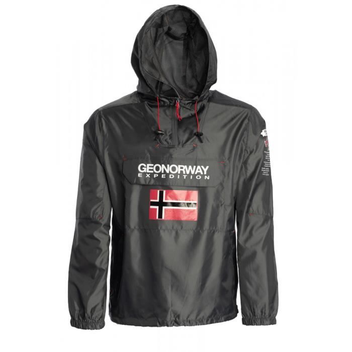 GEOGRAPHICAL NORWAY Coupe vent BREST Gris fonce Homme Gris fonce Cdiscount Pret a Porter