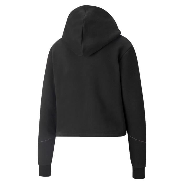 PUMA CYBER CROPPED SWEAT SHIRT FEMME NOIR 84818001 Nero Cdiscount Pret a Porter