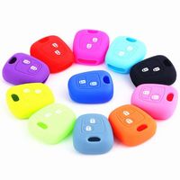 Housse Protection Clé Voiture Souple Rose - Compatible Citroën Berlingo C1 C2 C3, Peugeot Partner 107 206 307, Toyota Aygo