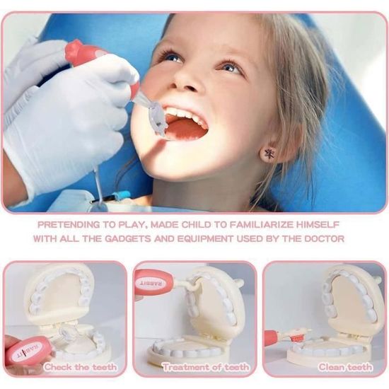 Jouets de jeu de rôle de médecin d'hôpital, jeu de simulation de kit médical, jouet de médecin, appareil d'échographie pour enfants