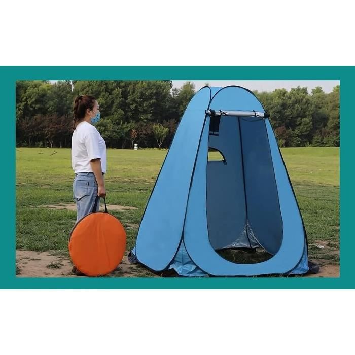 Tente De Douche Pop-up WolfWise – Cabine De Changement Imperméable, Anti-UV, 2 Kg, S’ouvre En 10s, Avec Piquets Et Cordes