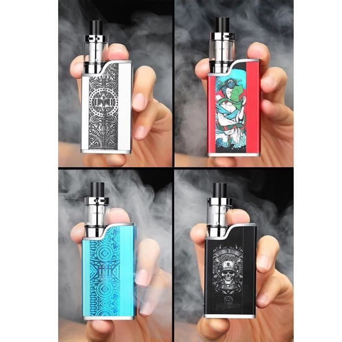 150W grand ensemble de cigarette lectronique de fume, 2,7 ml, bleu (avec  1 * autocollant) - Cdiscount Au quotidien