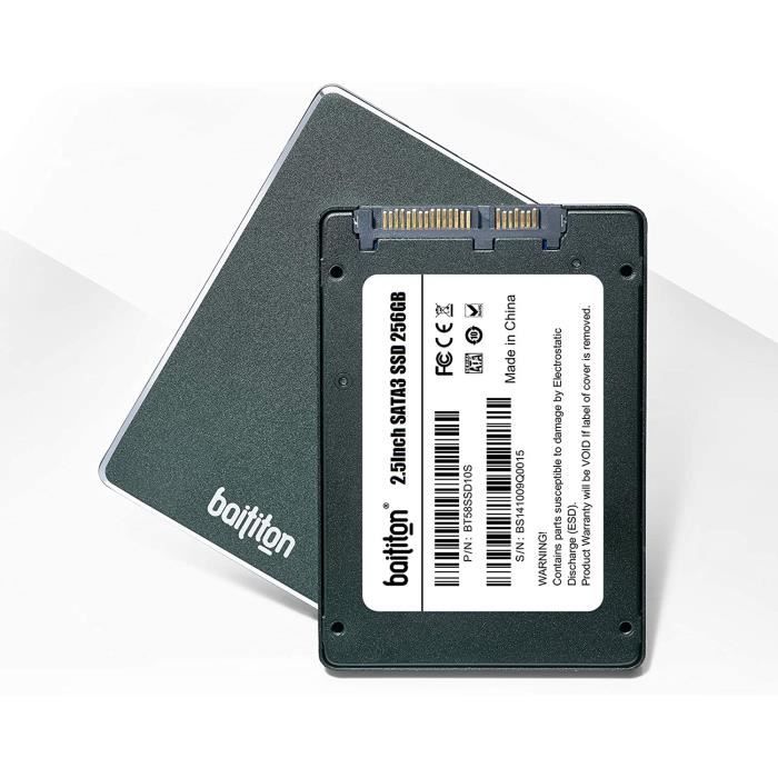 BAITITON 2,5 Pouces SATA III Disque Flash SSD 240 Go Interne Solid State  Drive L