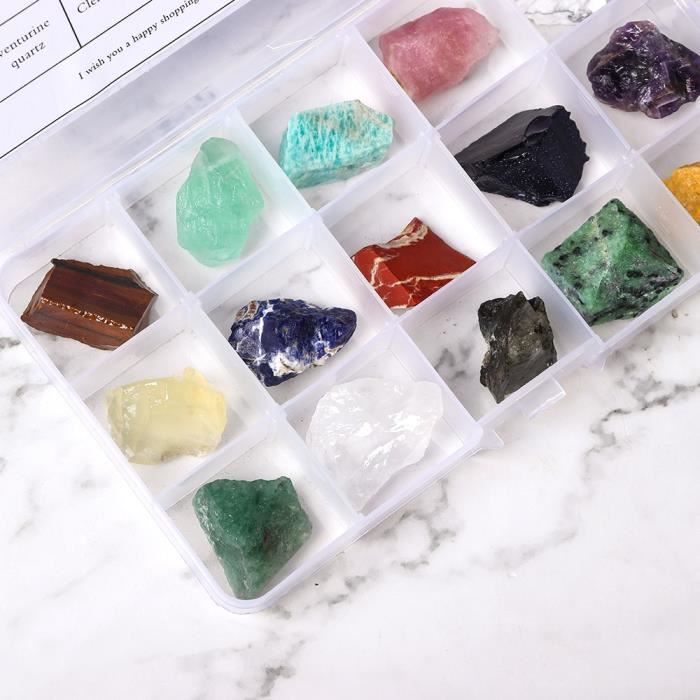 Collection de cristaux naturels