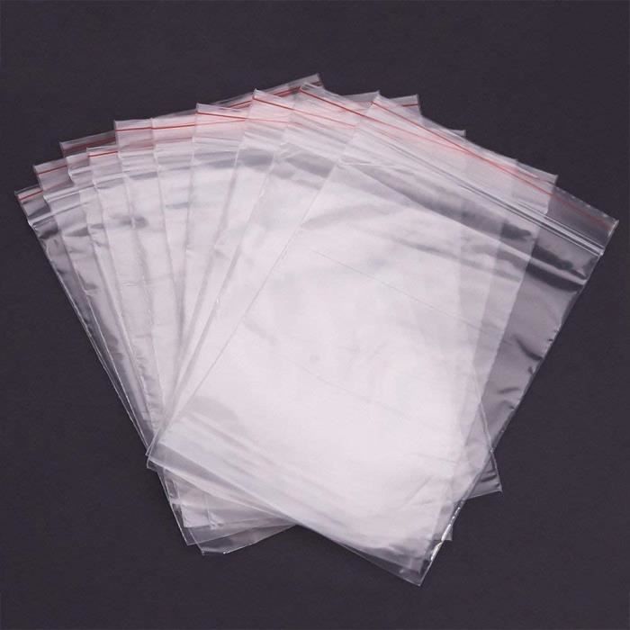 60 Sachets Transparents à Fermeture Zip Pour Bijoux - 3 Tailles (4x6cm, 6x8cm, 8x12cm) - Rangement Anti-ternissement, étanches, En PVC
