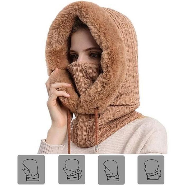 Cagoule Polaire Femme CAREDGO - Multifonction - Coupe-vent - Ski, Rando