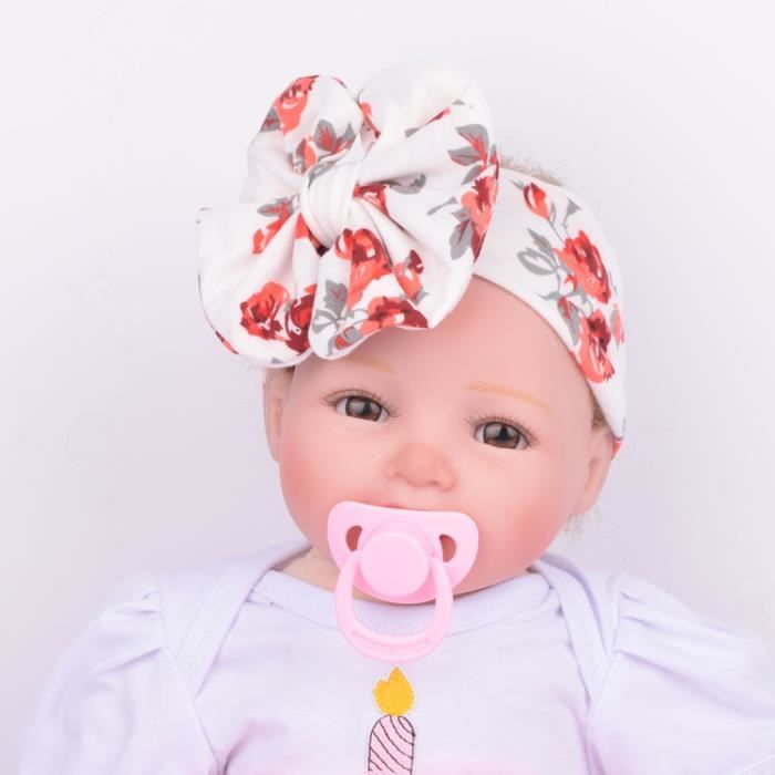 Bandeaux Cheveux Fille Lot De 3 - Antidérapants, Motifs Cœurs, Lapins Et Fleurs