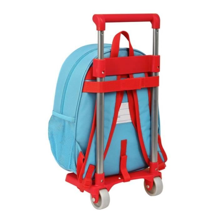 The Lion King Cartable 3D avec roulettes Simba Rouge Bleu clair