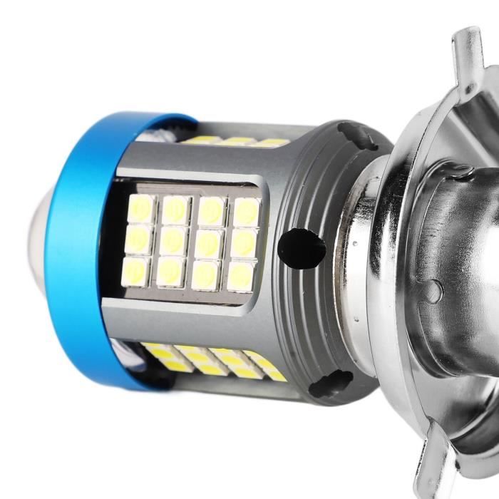 Ampoule LED BA20D Blanc pour phares scooters motos 12V 10000lm - Cdiscount  Auto