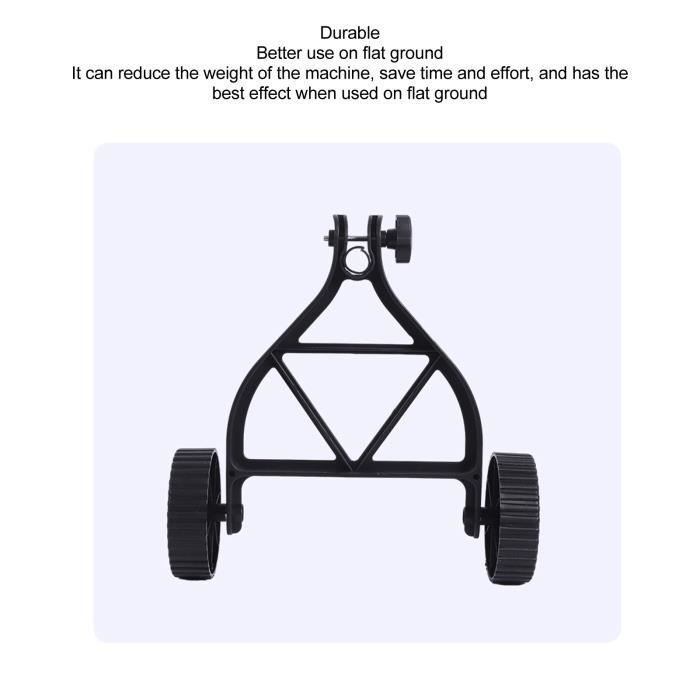 Roue de Support de tondeuse à gazon réglable 26 à 28mm, débroussailleuse, roue auxiliaire, accessoires d'outils de jardin
